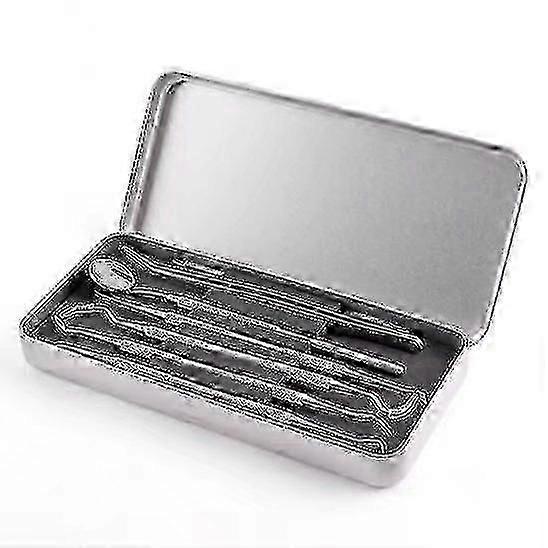 Ensemble d'outils de dentiste en acier inoxydable