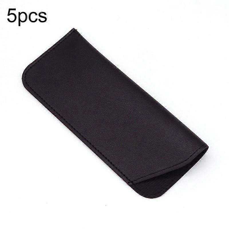 5pcs Thickened Sunglasses Pouch Portable Dustproof Storage Bag