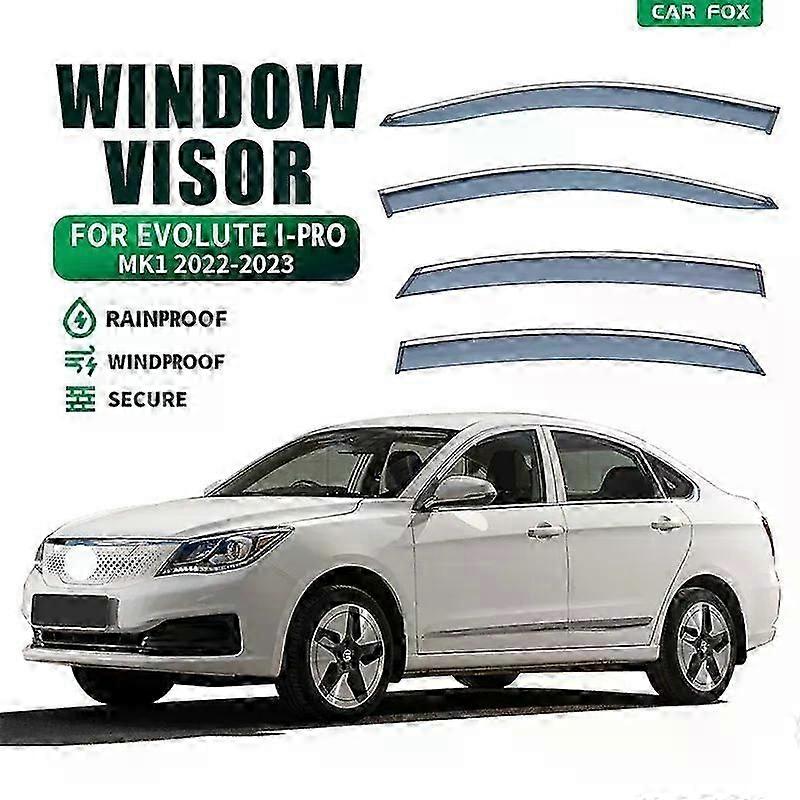 Applies To For Evolute I-pro Mk1 2022+ Car Window Visor Vent Wind Deflectors Visor Rain Guard Shades Visor