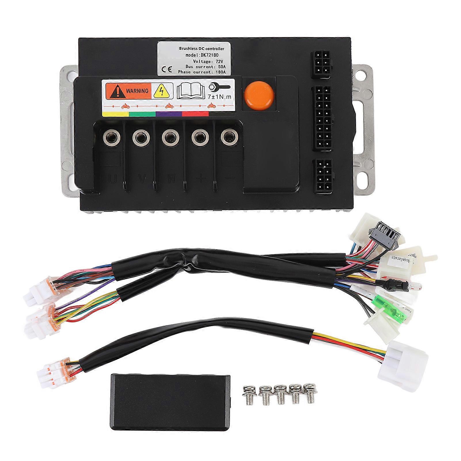 72v Electric Motorcycle DK72180 Sine Wave Brushless DC Controller for QS Motor Up to 1500W