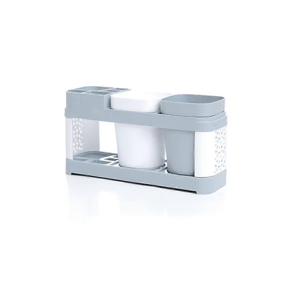 1Pc Plastic Toothbrush Holder Toothpaste Storage Box for Home Bathroom Rack