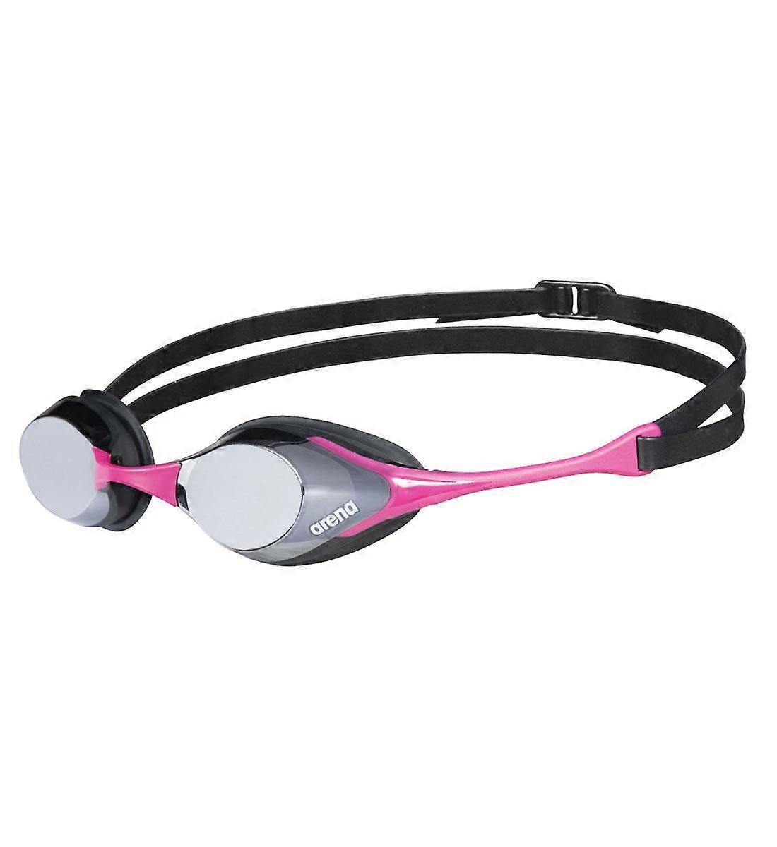 Arena Cobra Swipe Mirrored Goggle - Hopea/Vaaleanpunainen Aikuisille Unisex