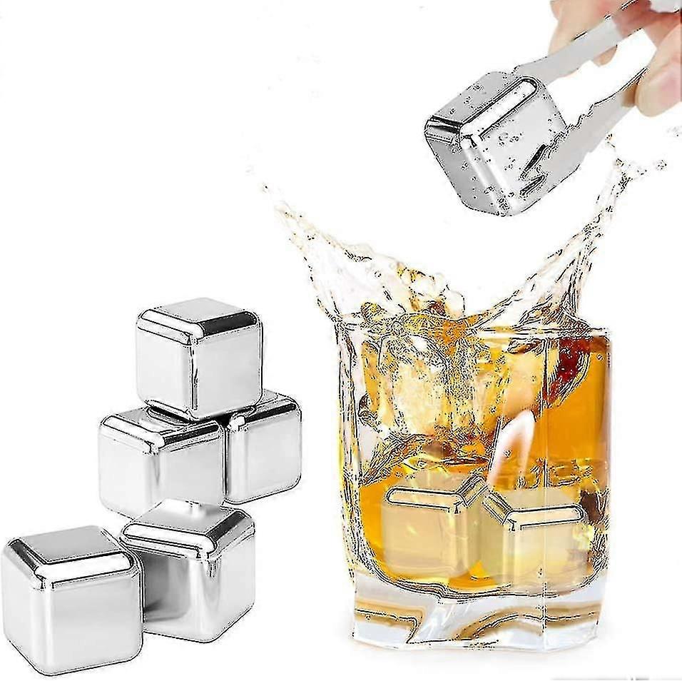Less Steel Whisky Sts Ice Cube, Reusable Ice Cubes For