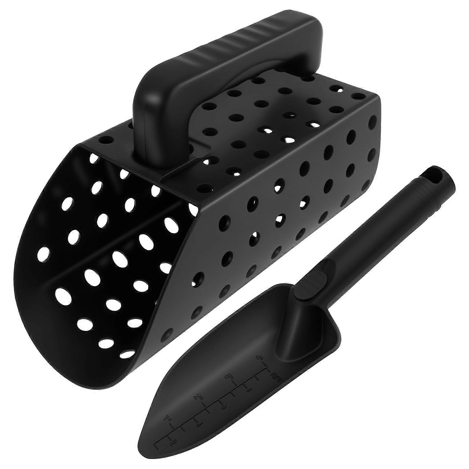 Metal Detector Shovel - Rust Resistant Plastic Sand Scoop for Metal Detecting, Versatile Manual Sifter Tool