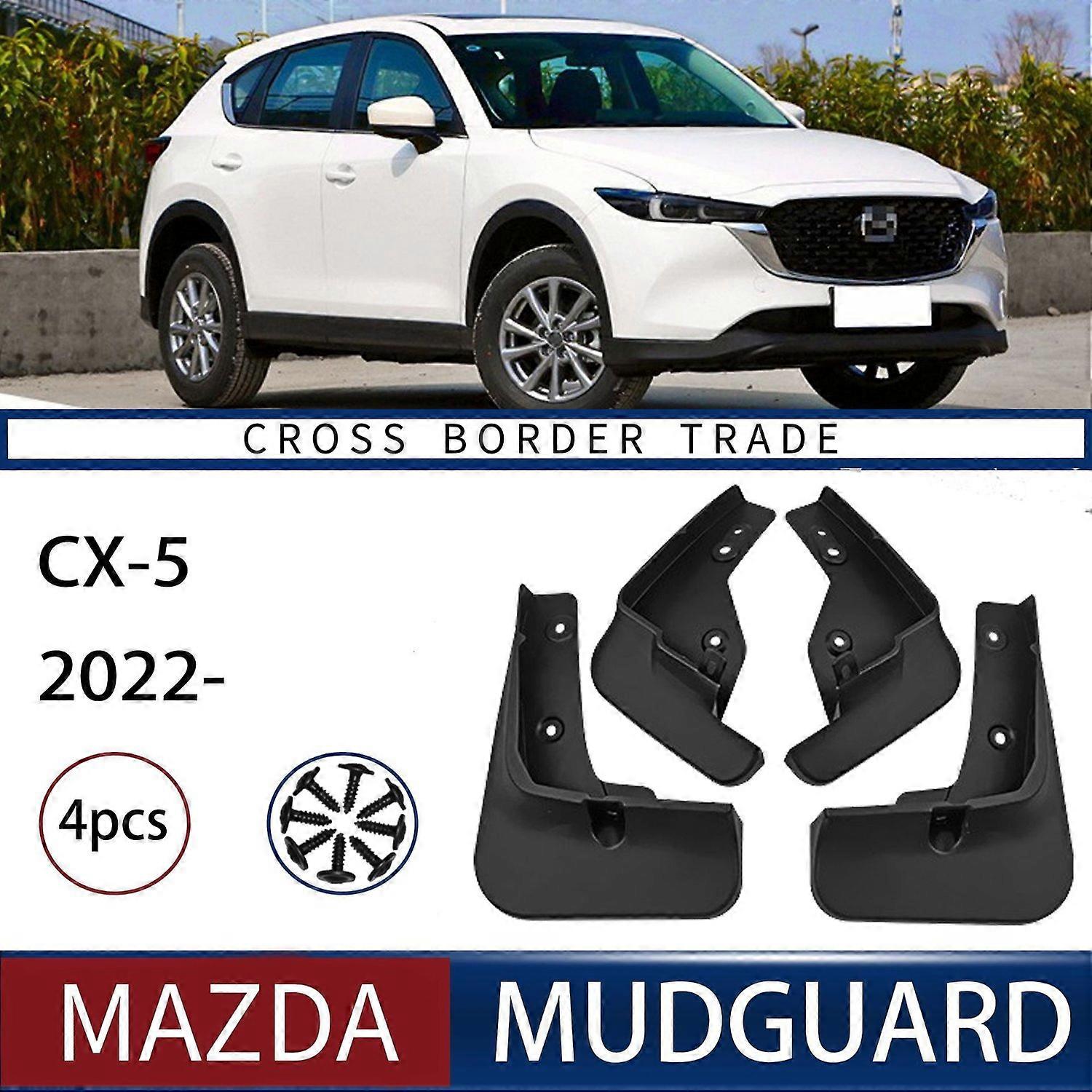 Automotive Fenders for Mazda CX5 CX-5 2022-2025 Car Splash Guard Mudguard Protectors 4Pcs