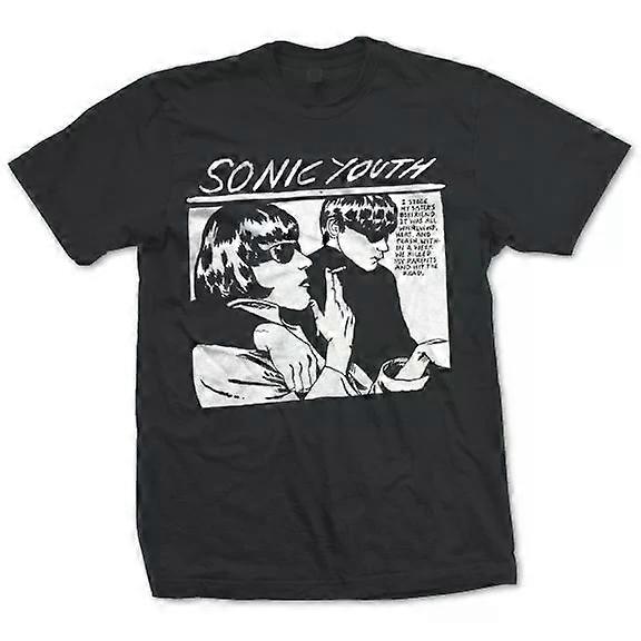 سونيك يوث تي شيرت أسود غو روكينستون