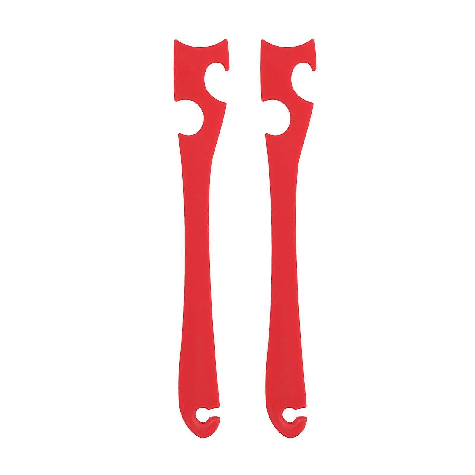 2 Pcs Oven Rack Push Pull Tool 11in Long Handle Anti Scald Kitchen Oven Toaster Rack Push Pull Stick