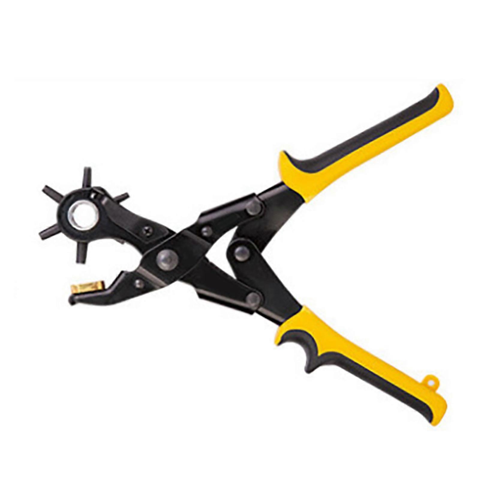 Hole Punch Pliers Round CRV Labor Saving Opening Punching Tool DIY Accessories 9in