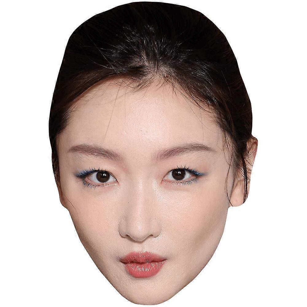 Zhou Dongyu (Makeup) Celebrity Mask, Flat Card Face