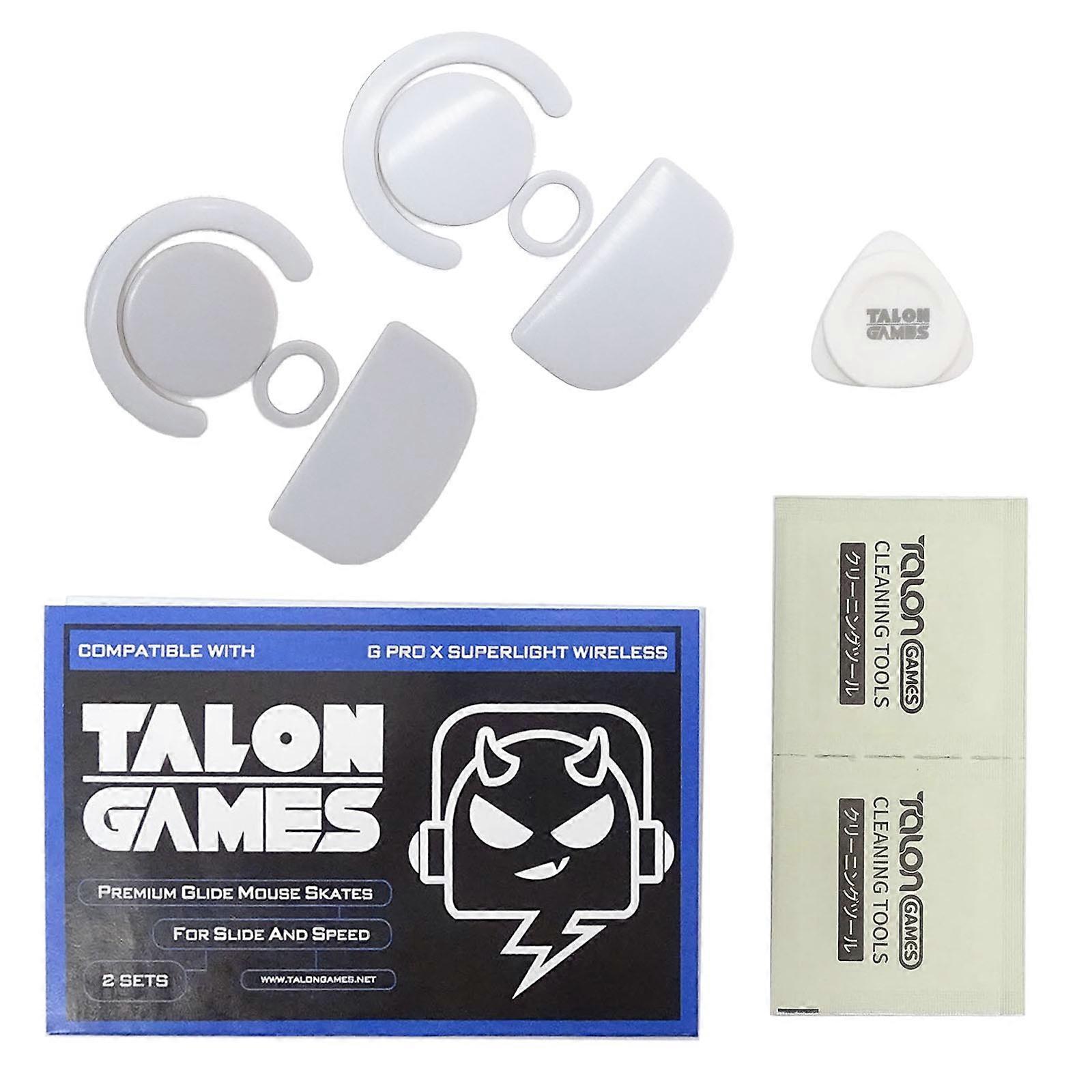 2Set Mouse Feet Mouse Skates Stickers Pad Rounded Glides Curved Edges Replacement for G Pro X Superlight Mouse