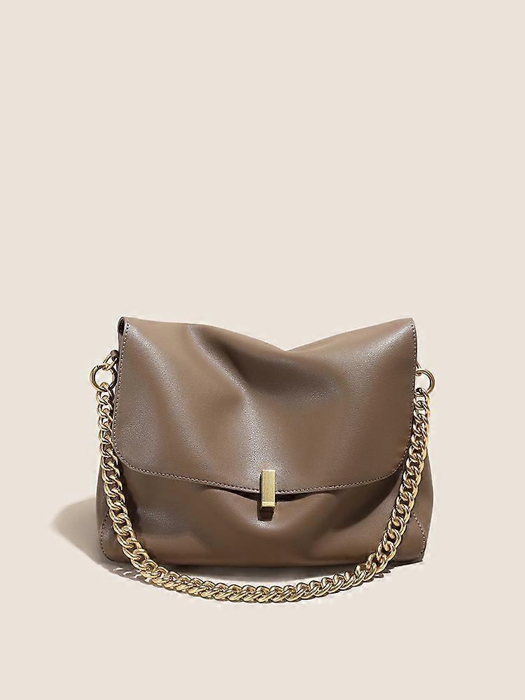 Women's soft leather shoulder bag