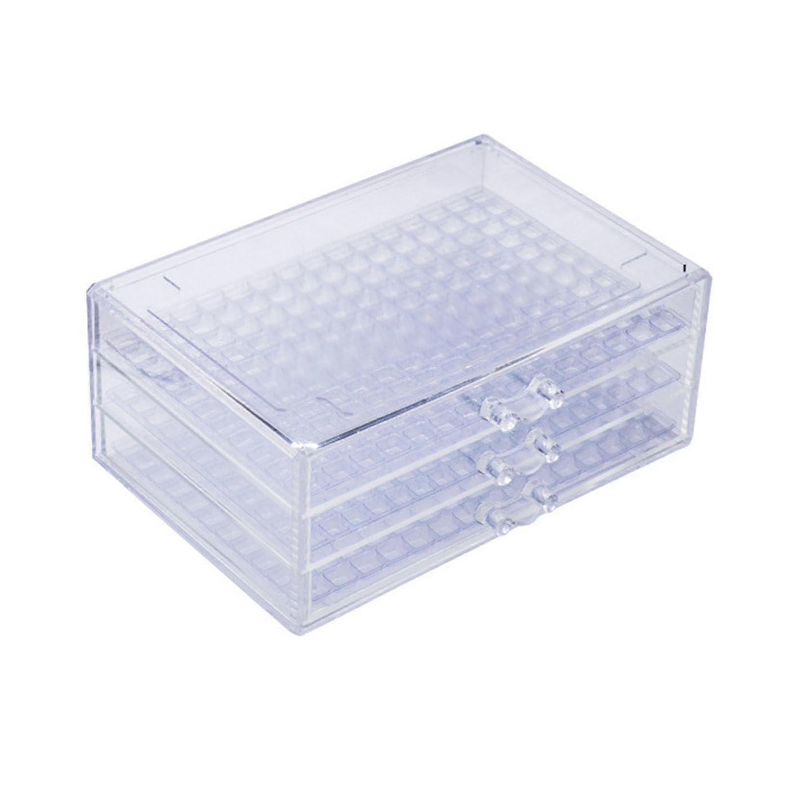 Storage Organized Box with 471 Grids and 3 Drawers for Art Supplies, Beads, Nails, and Earrings Storage Solutions