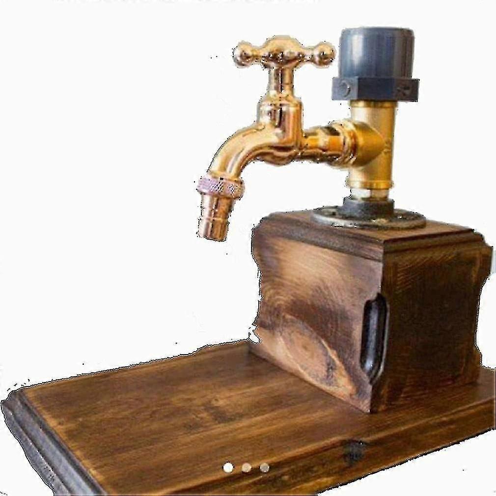 Whiskey Decanter Alcohol Holder, Wine Decanter With Faucet Shape Dispenser For Party Dinners Bars An