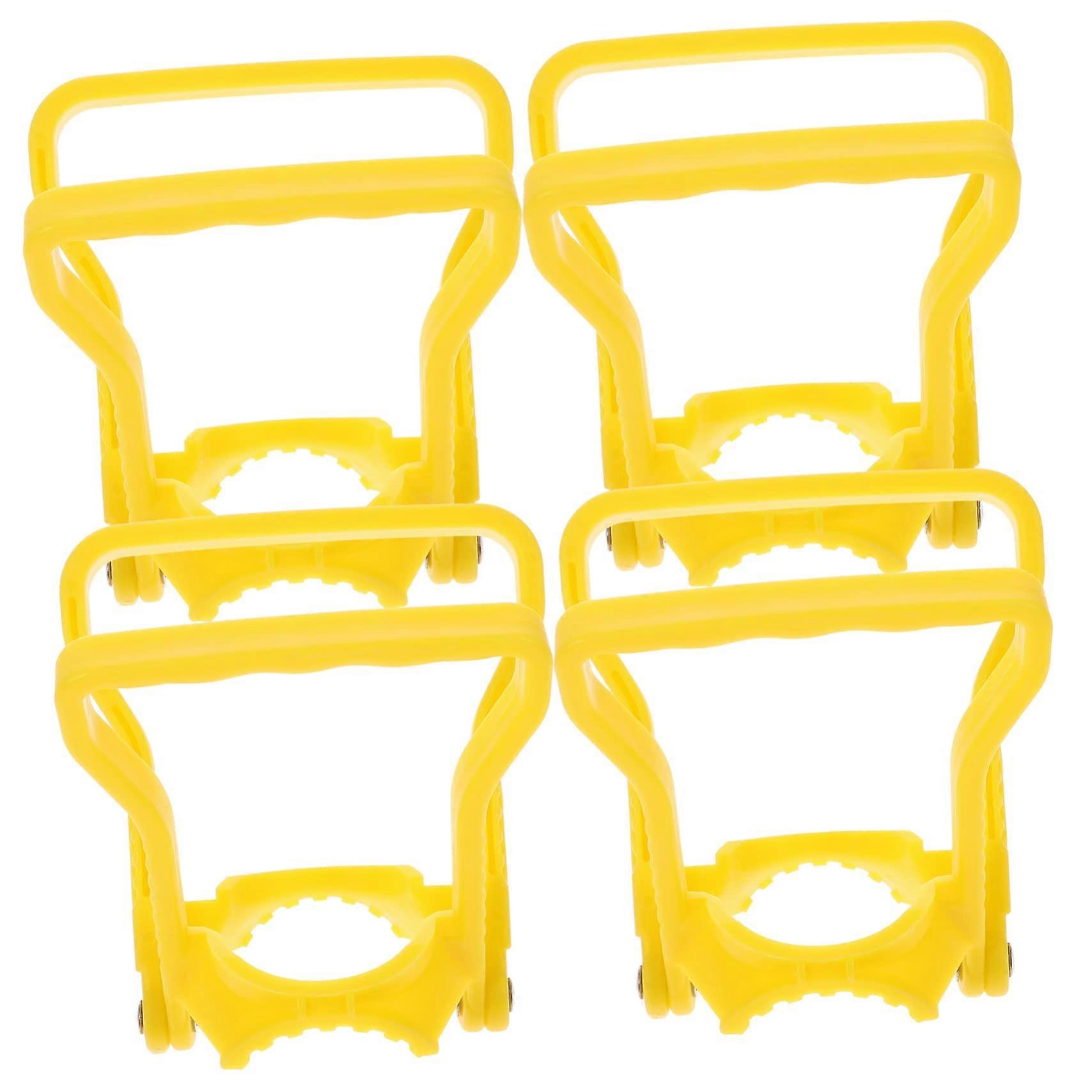 Bucket Holder Water Bottle Rack Carry for Handle Heavy Bottles ABS Yellow