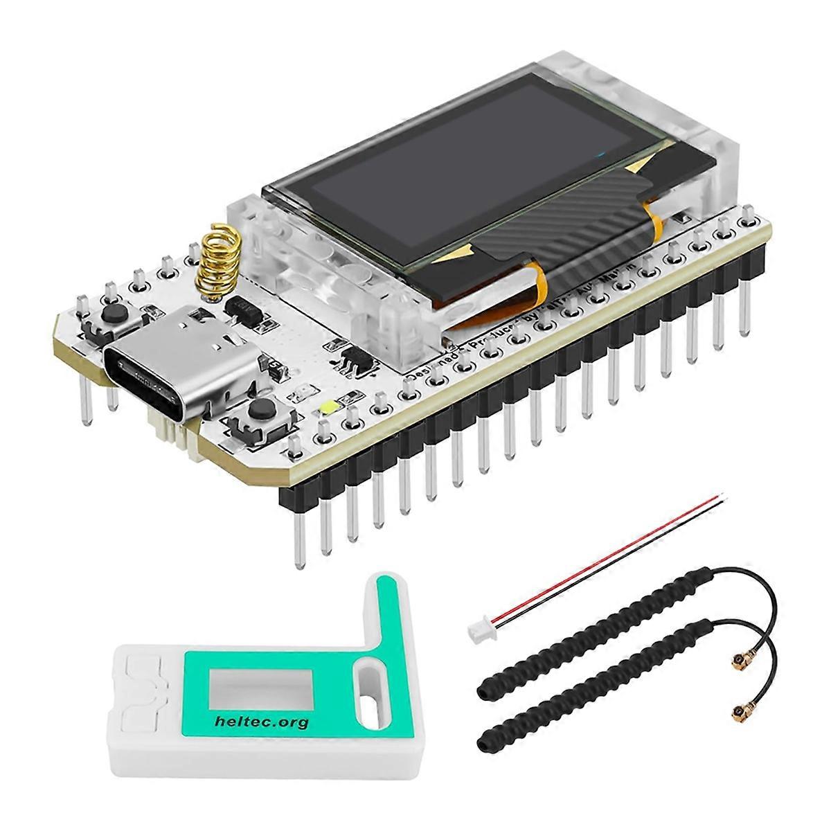 ESP32 LoRa V3 Development Board with Protective Case and 868MHz LoRa Antenna Integrated WiFi Blueto