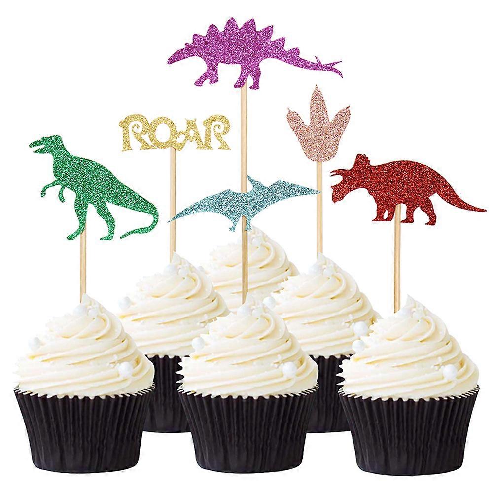Triceratops and Cake Decorations, Ideal for Themed Parties