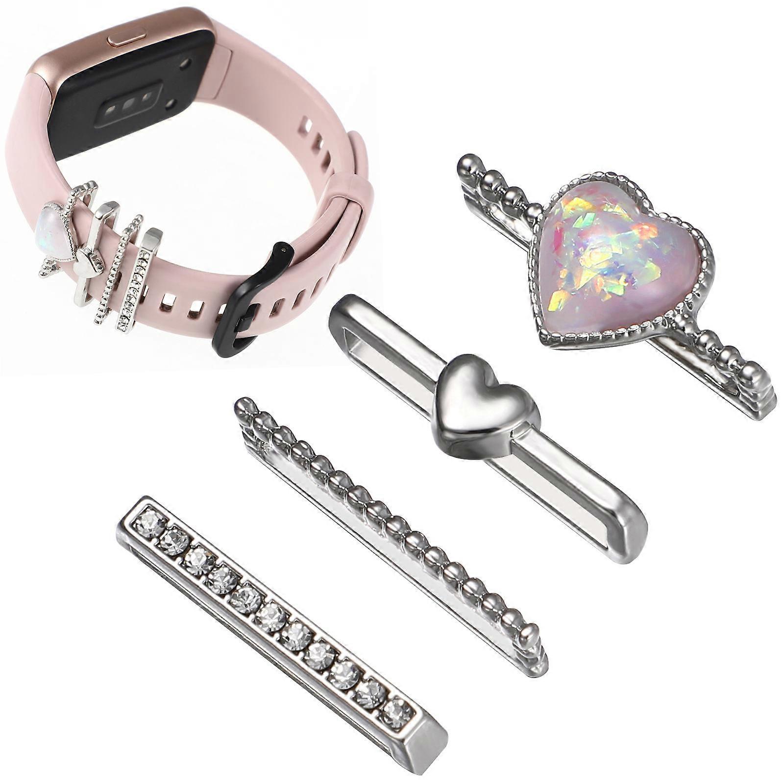 Delicate Ornaments for Watchbands Bringing Luxury to Fitness Watches