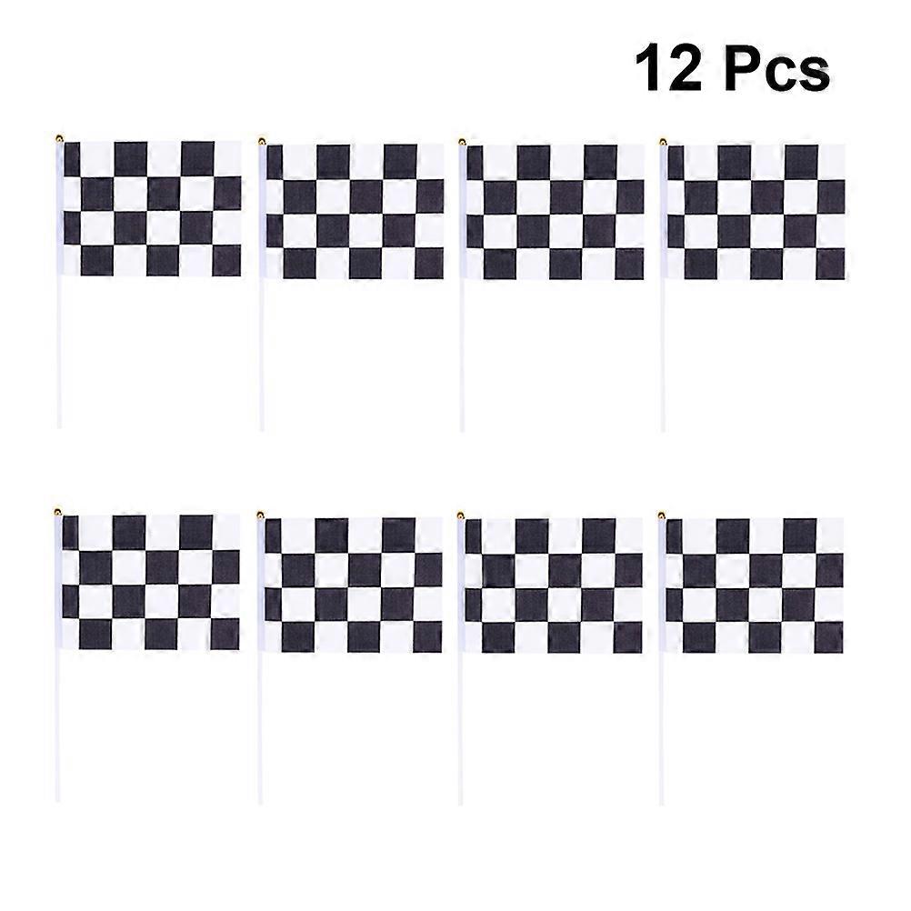 Compact Celebration Flags for Racing Themes, Durable and Practical, Great for Decor