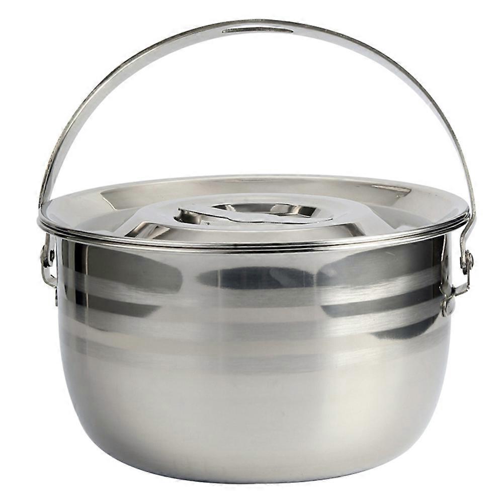 Lightweight Non Stick Camping Soup Pot for Outdoor Cooking, Portable and Convenient for Hiking and Picnics