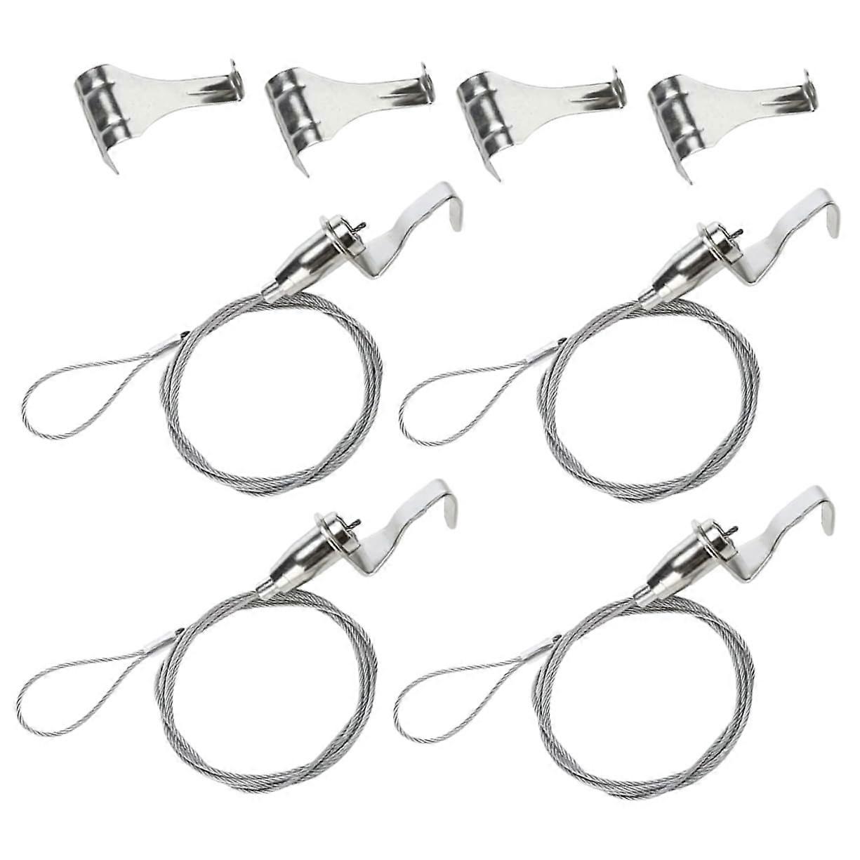 Picture Hook Wire Rope Hanging Cord For Picture Frames, Durable Hanging Rope With Hook, 2mm Thickness, 2m Length