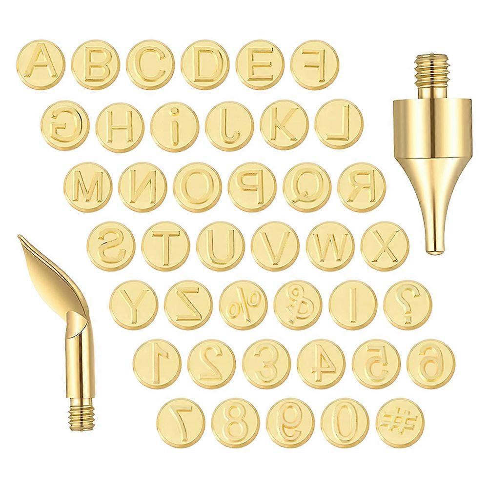 Number Burning Tip Woodburning Lettering Kit Woodworking Projects High Temperature Resistance 41 Burning Tips