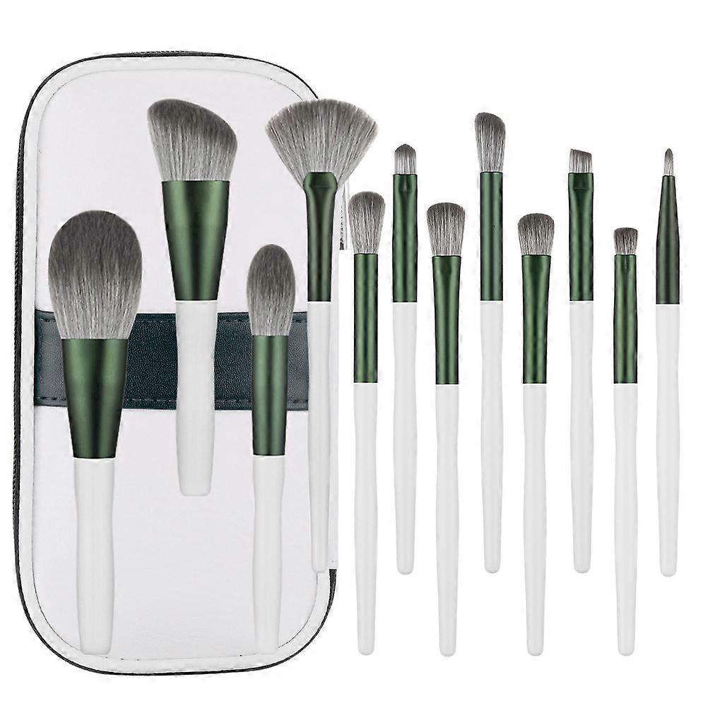 12 Piece Makeup Brush Set with Handle – Professional Cosmetic Kit for Blush, Contouring, Eyeshadow & More, Includes Travel Bag for Women & Teens