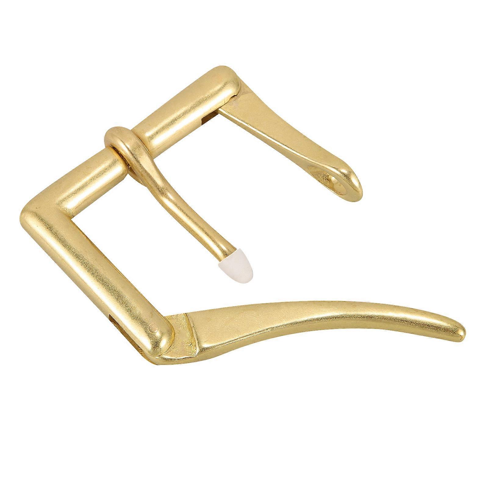 Brass Belt Buckle for Men – Pin Buckle Replacement with Smooth Finish and Detailed Design