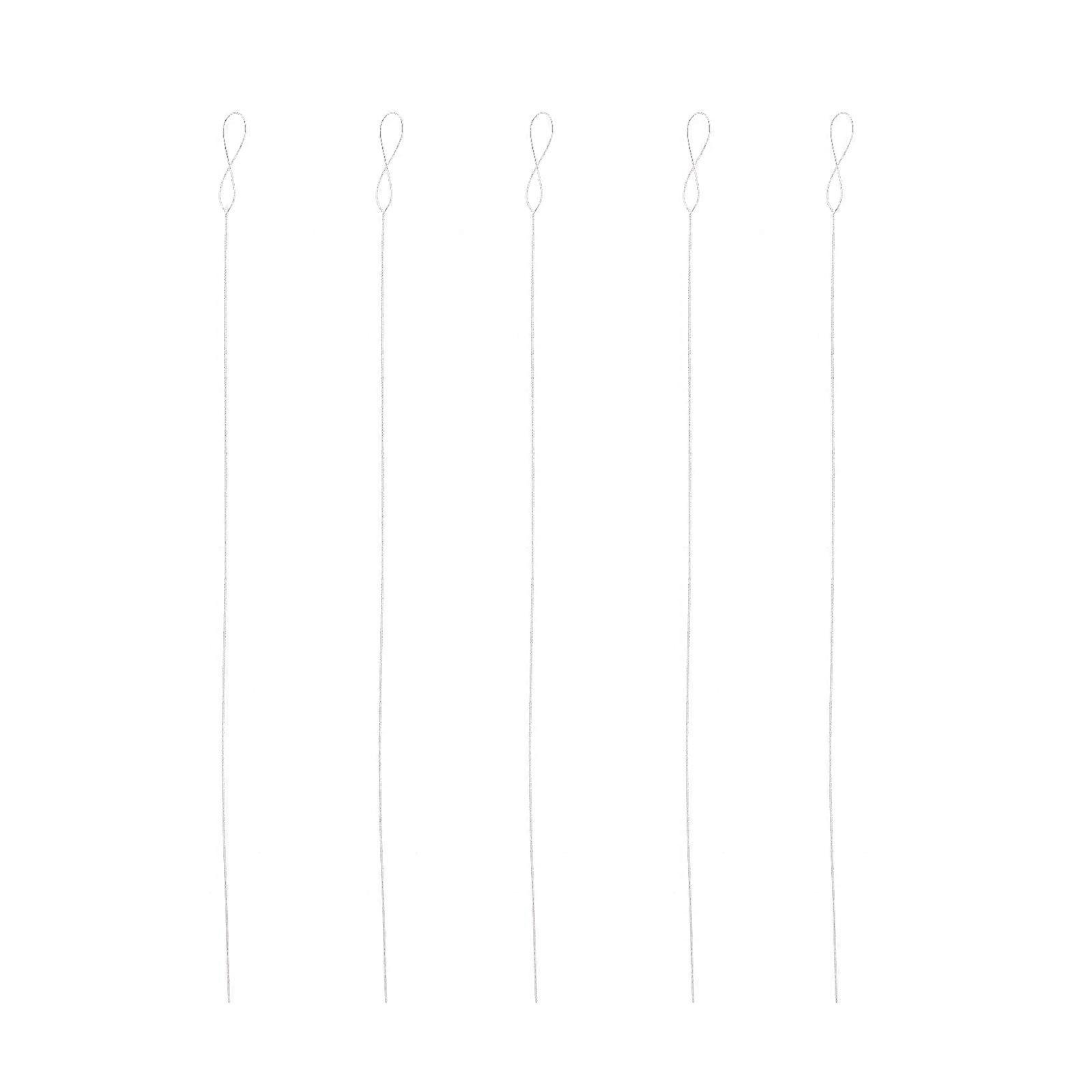 5db gyöngyfűző hímző tű DIY fonal kötőtű varrótű