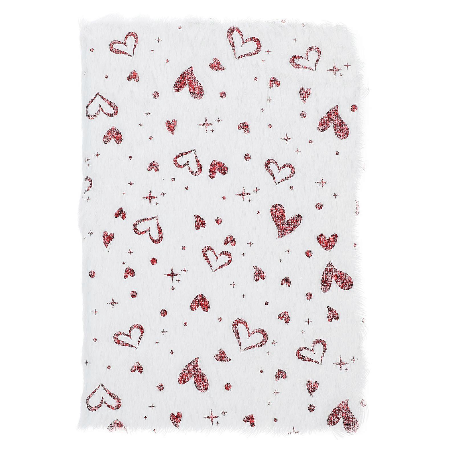Cute Heart Plush Notebook Valentine's Day Multi Function Journal for Writing, Planning, and Journaling – Ideal for Work and School