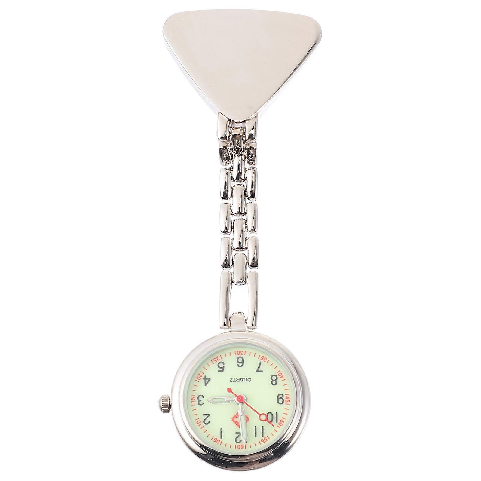 Luminous Dial Portable Pocket Watch with Clip Design for Nurses, Lightweight and Convenient for Healthcare Professionals and Medical Students