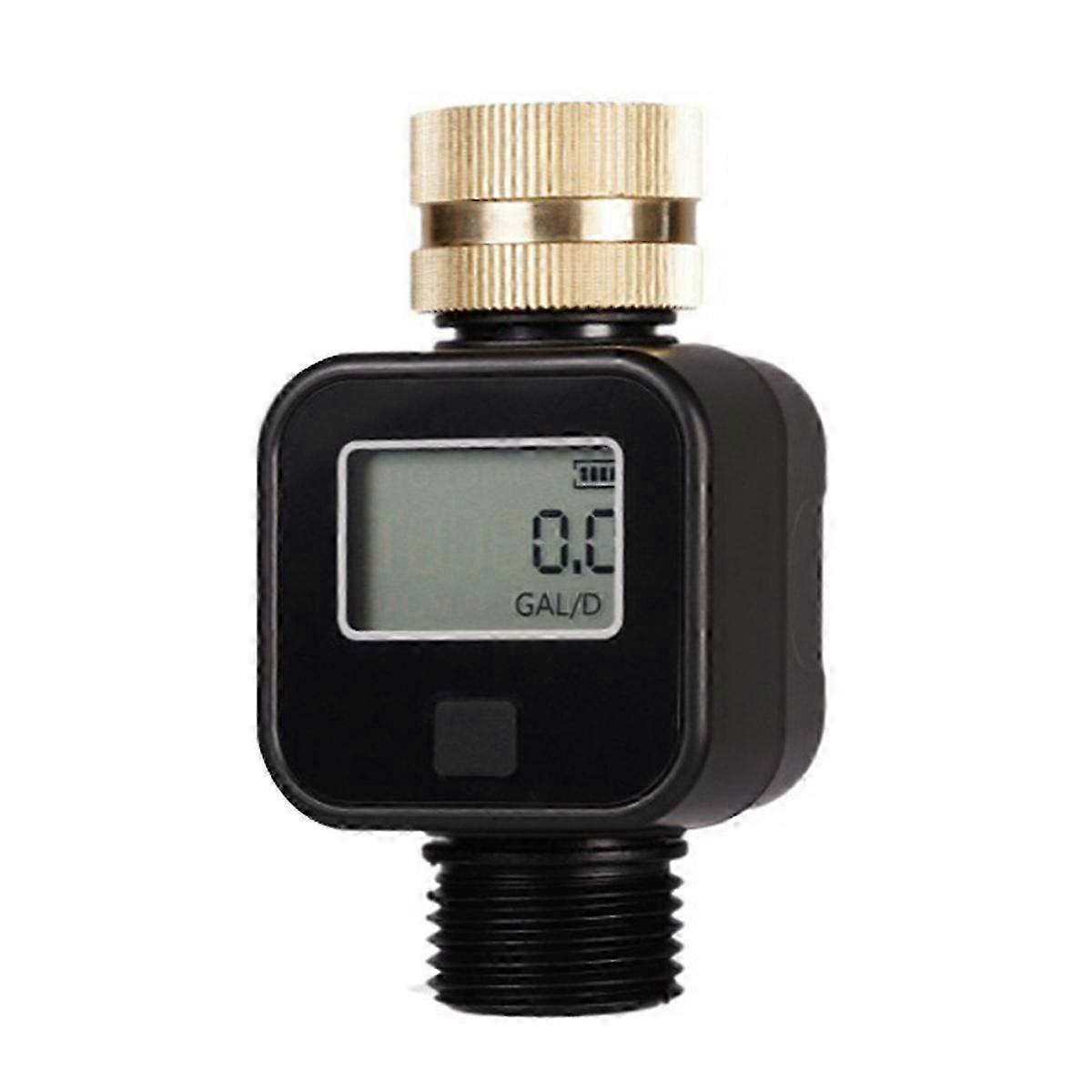 Water Flow Meter IPX6 Waterproof with Brass Inlet Thread B