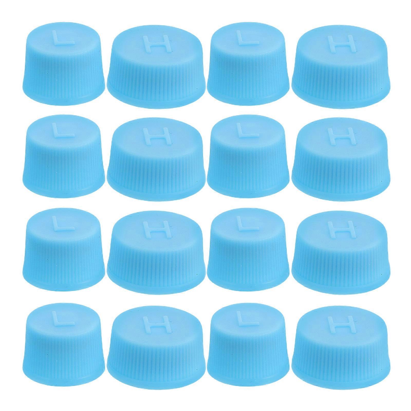 PP Material Car Air Conditioning Valve Core Caps Dustproof Low Pressure Protection 1.50X1.50X1.00CM 20Pcs