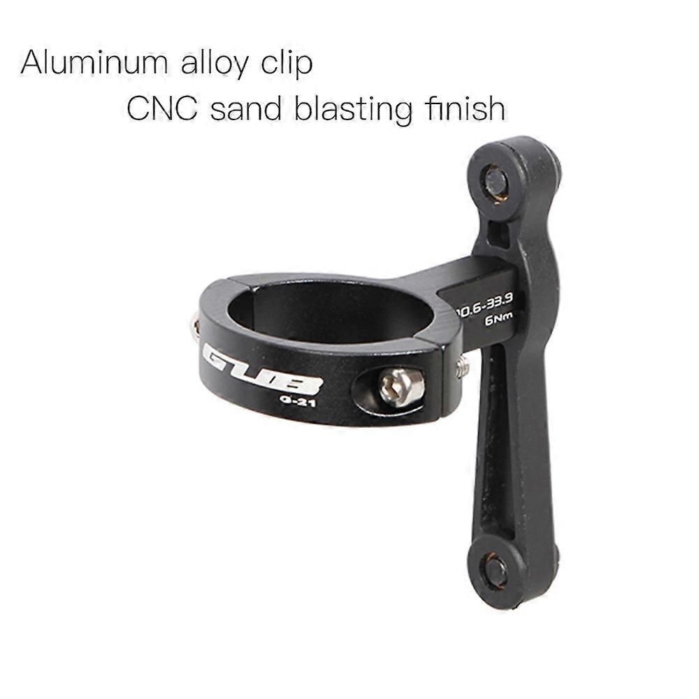 GUB Ultralight Bicycle Water Bottle Cage Adapter Adjustable Rotation Bike Water Rack Seatpost Handlebar Bottle Holder Mount Clip