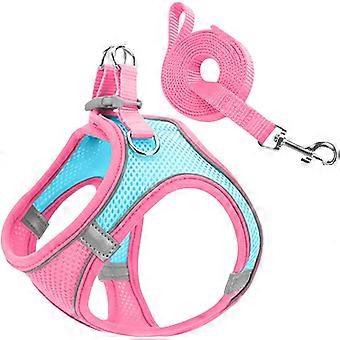 Puppy harness Anti-pull dog harness Reflective cat harness Adjustable vest suitable for small dogs and cats