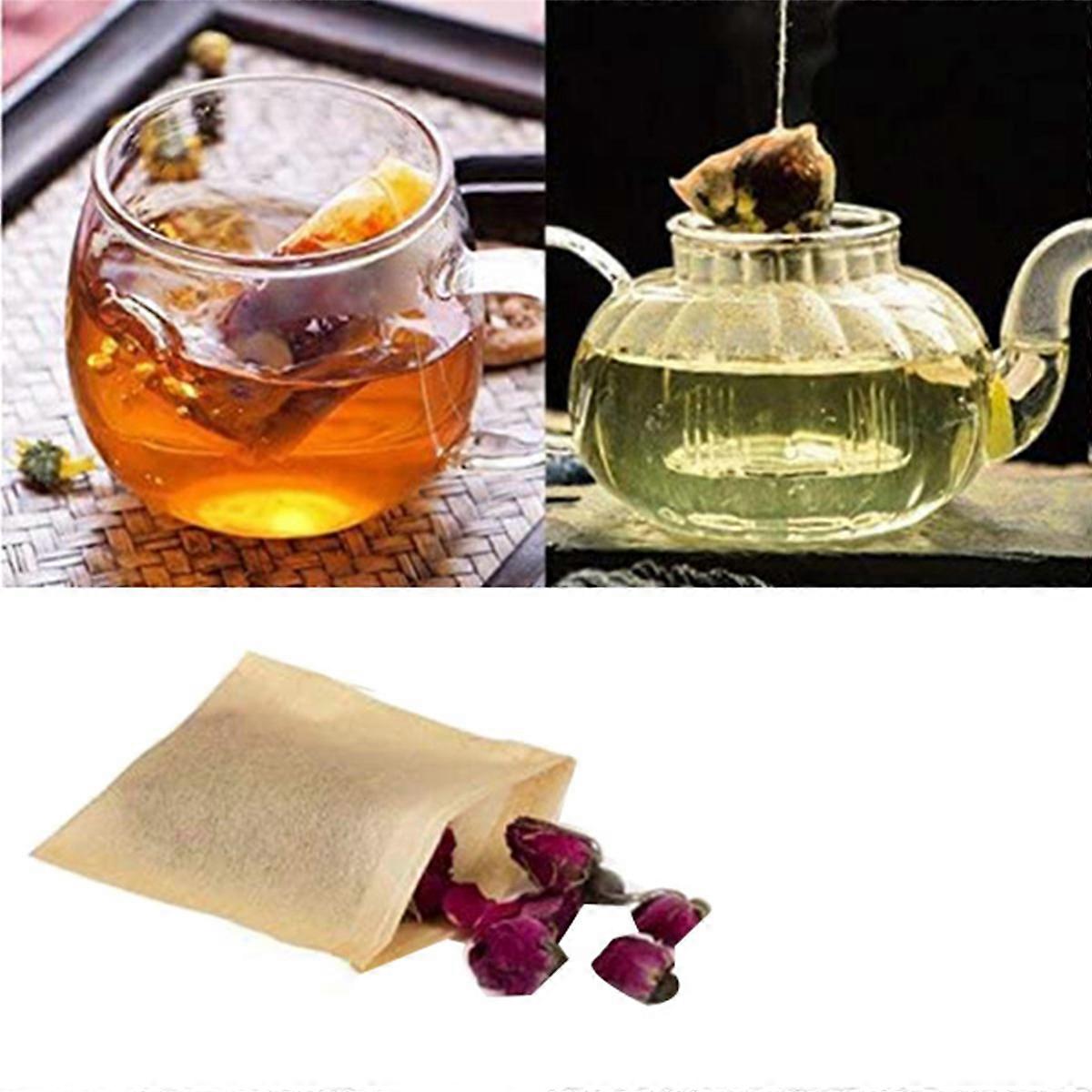 600 Pack Paper Tea Bag with Drawstring for Tea,Coffee 2.75X1.97 In