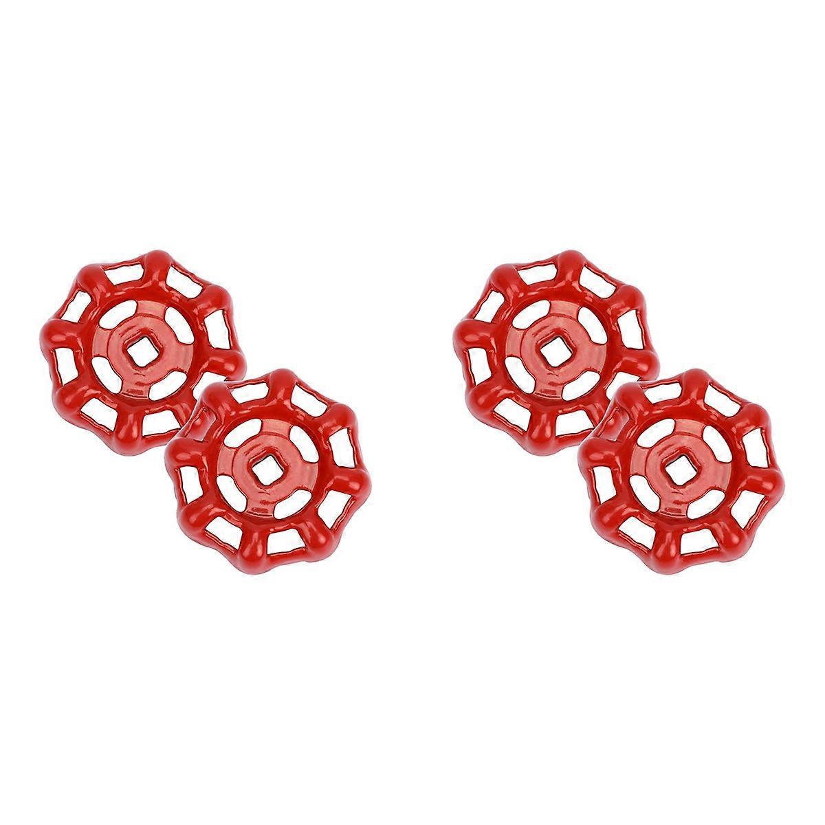 4 Pack Outside Faucet Handles Replacement Faucet Wheel Handle Stem Hole Hose Bib Handle Cast Iron Wa