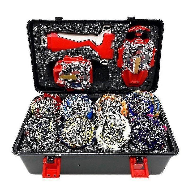 Super King 8pcs Gyro Burst Beyblade Set Com Caixa