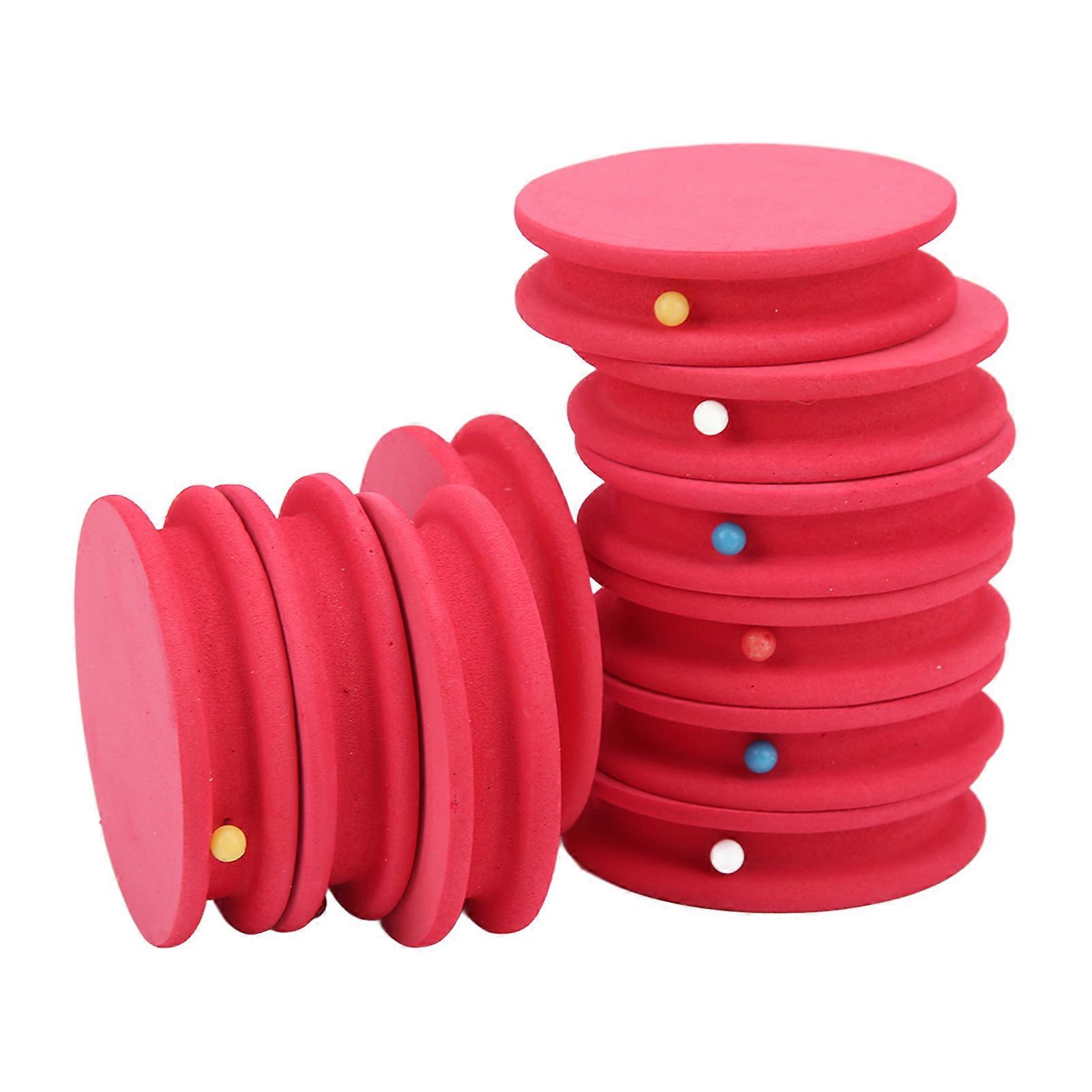 Lot de 10 bobines de mousse EVA polyvalentes pour la pêche en plein air, rose