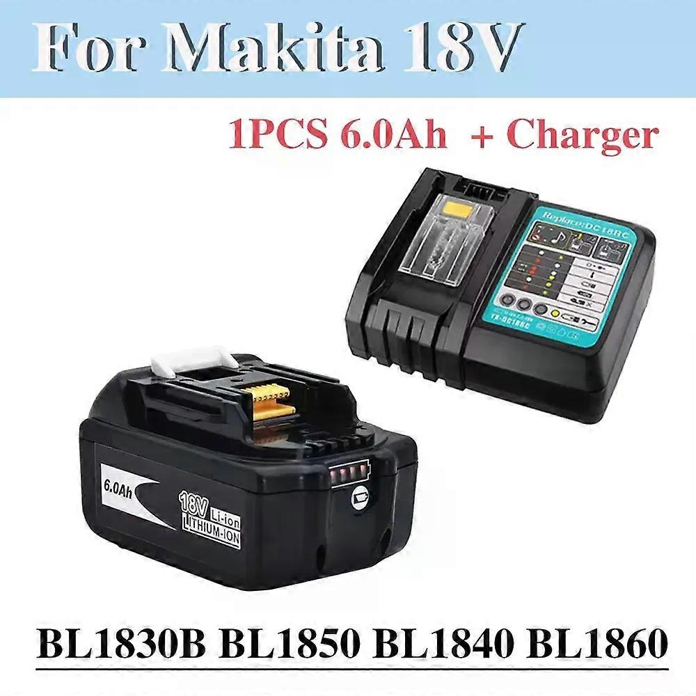 For Makita rechargeable battery BL1850, lithium-ion battery 18650, suitable for power tools Makita BL1860, BL1830, LXT400-fj