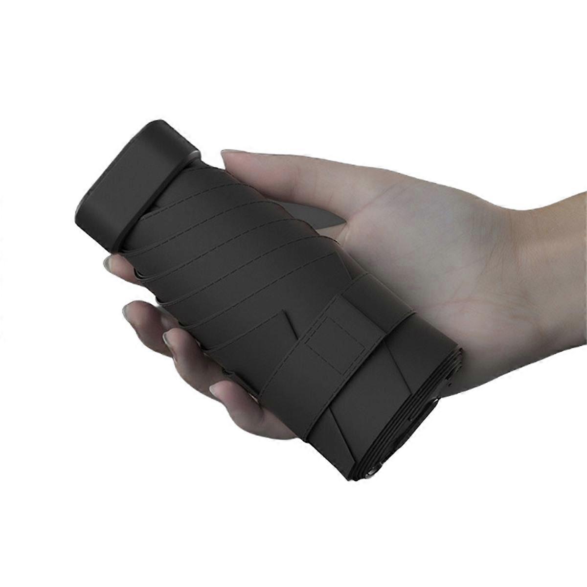 Mini Folding Umbrella Women Anti-UV Sunshade Umbrella with Case A