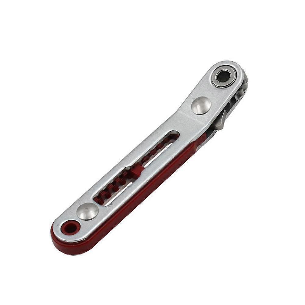 Dual Drive Ratchet Wrench 1/4 Inch Hex & Square Drive Compact 16-Tooth Low Profile Head for Tight Spaces Ergonomic Hand Tool