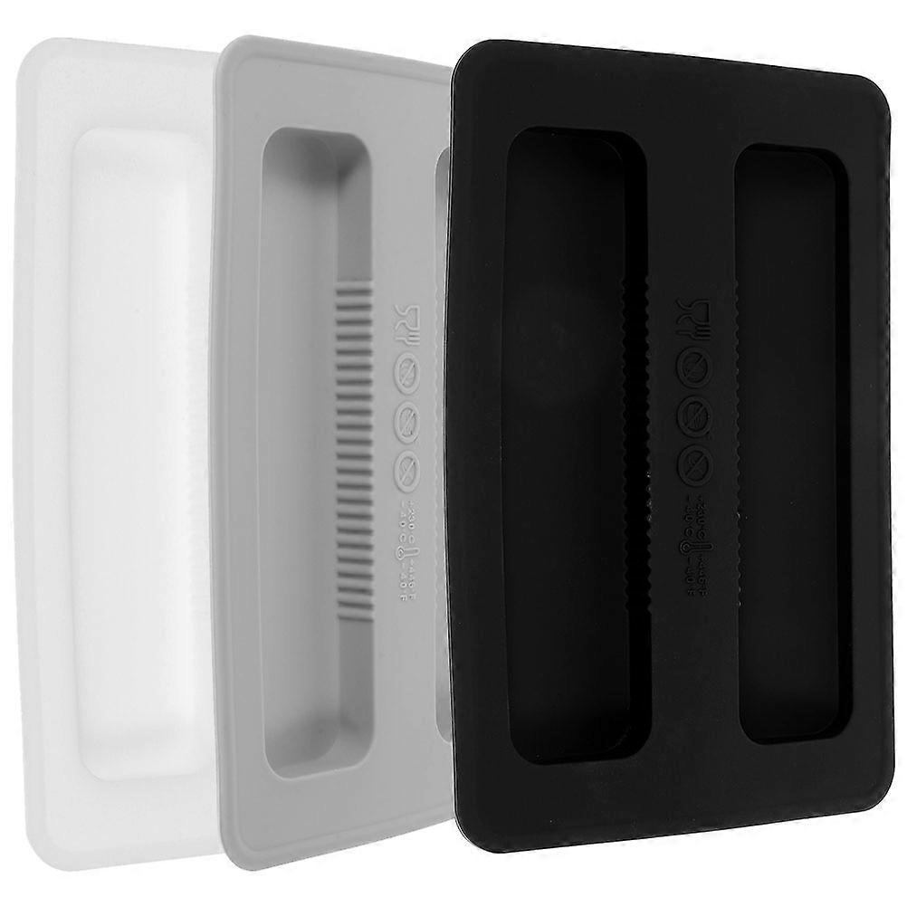 Toaster Silicone Cover Breakfast Machine Cover Electric Toaster Lid Protection Certified Rectangular Simple Design 3Set