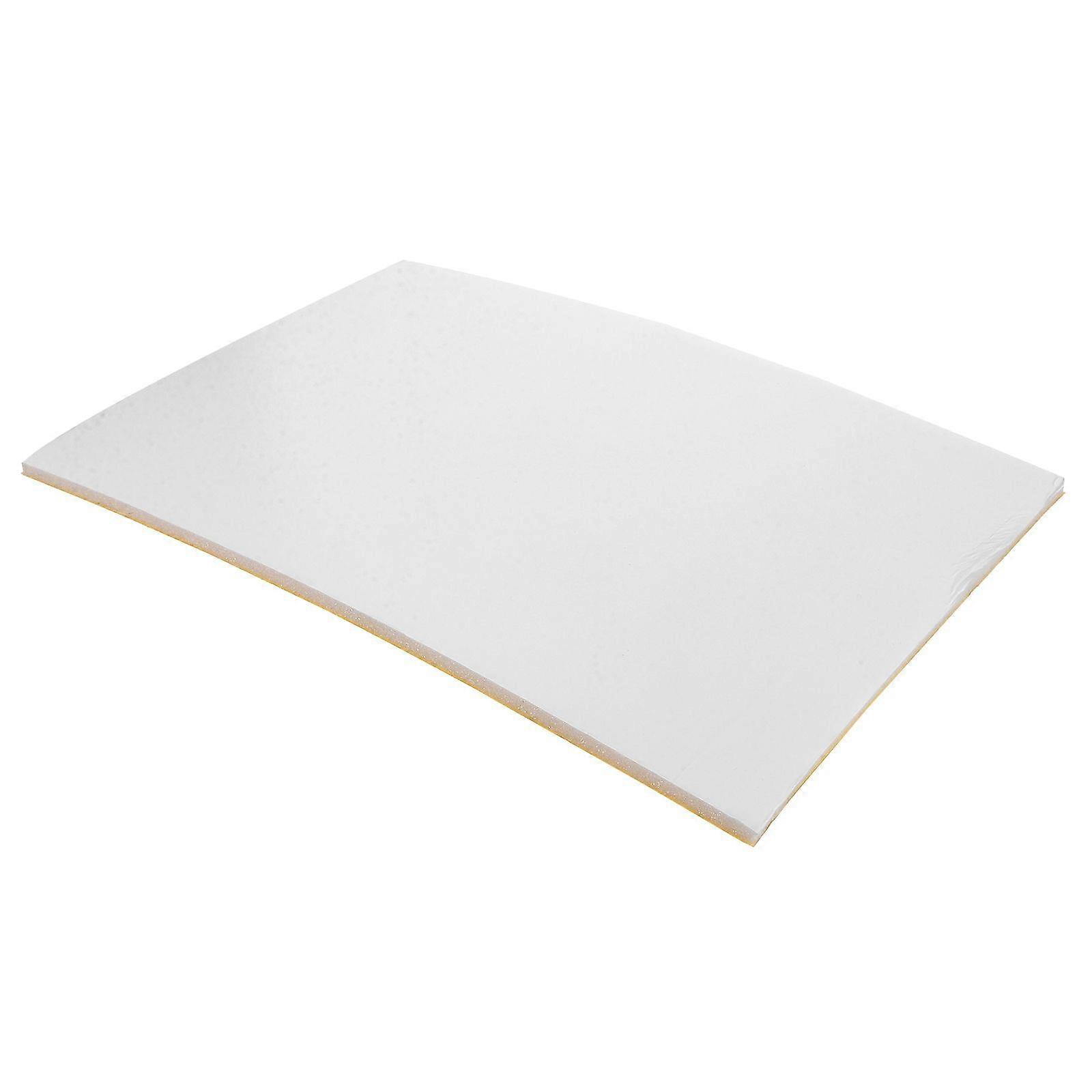 2pcs Foam Board Sheets: White Self-Adhesive Buildings Model Foam Board - High-Density Rectangular Crafting Sheets For Detailed Architecture Model Maki