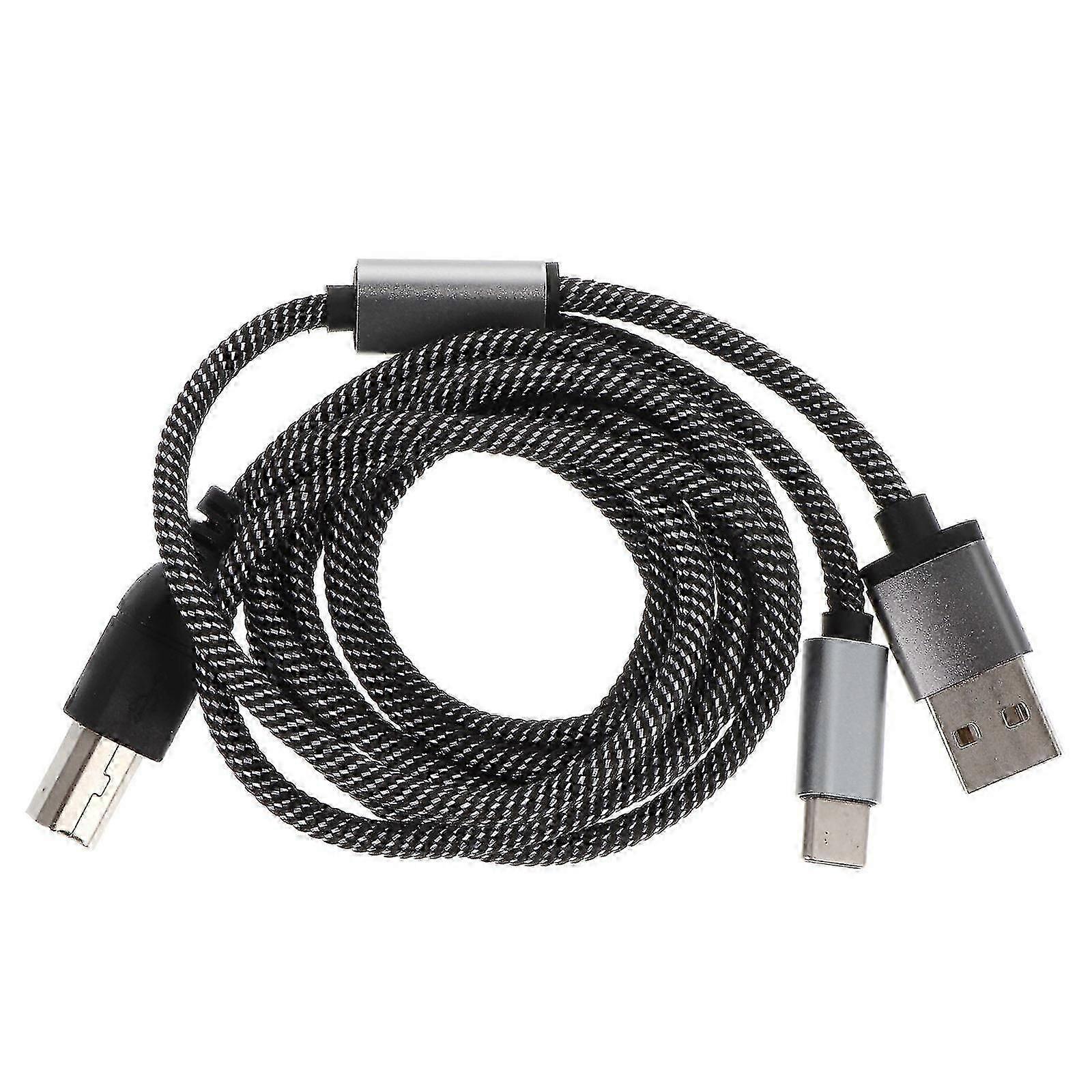 1.4m Midi Otg Cable Usb-c To Usb-b Cord For Electronic Music Instrument