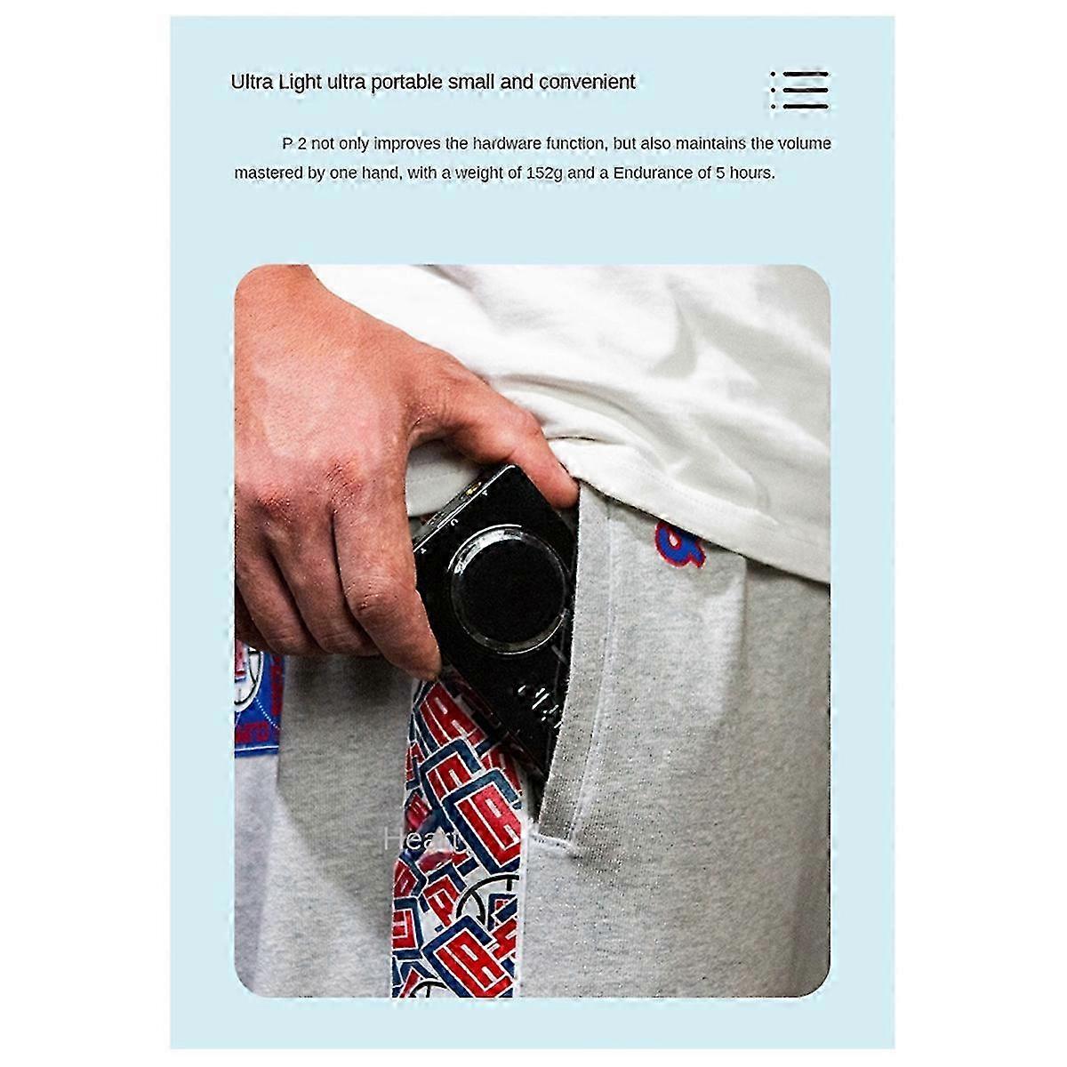 P2 Smart Effects Player With 80 Presets&134 Effect Model, Black