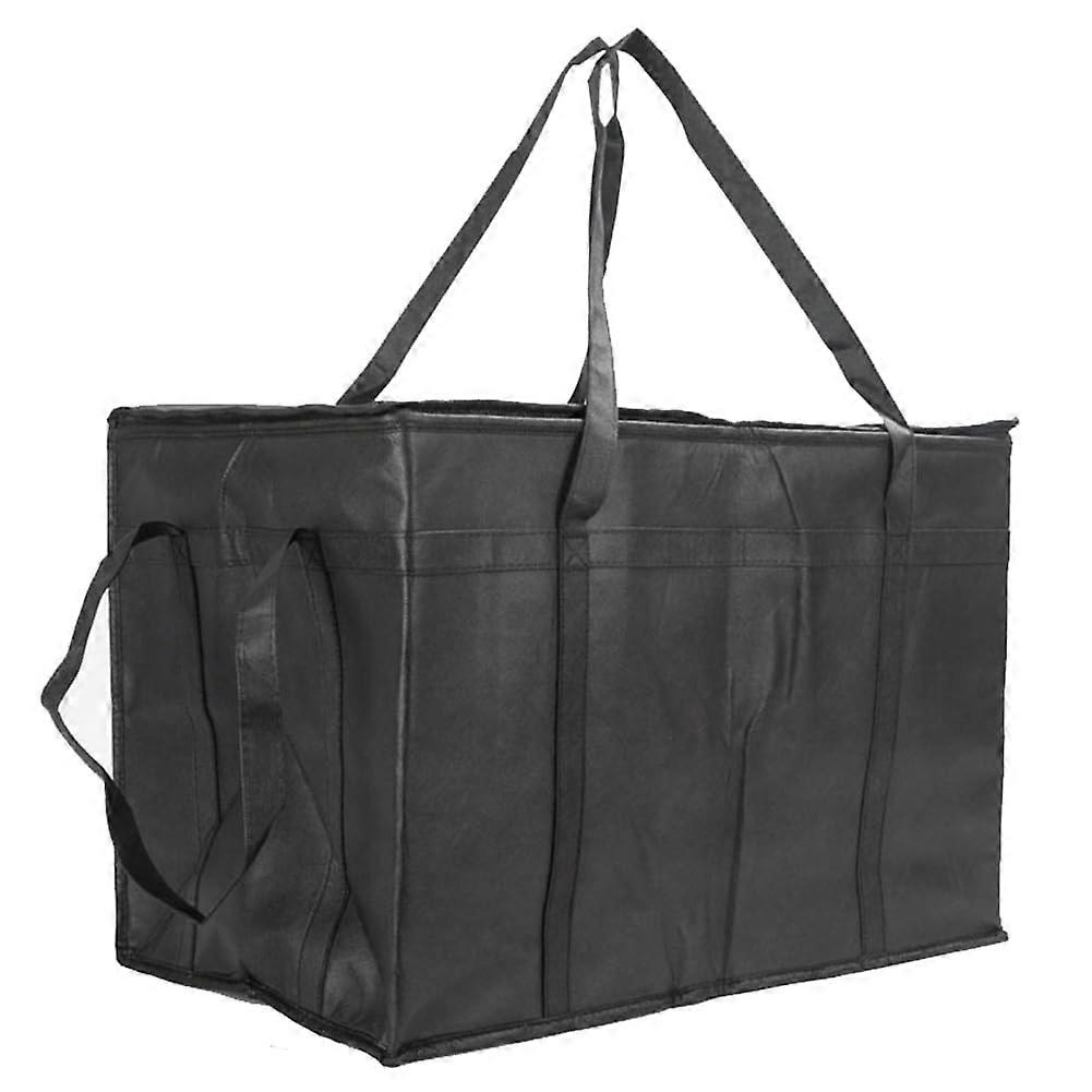 Insulated Food and Pizza Delivery Bag, Reusable Thermal Grocery Tote, Large Size, Durable Material, Ideal for Catering