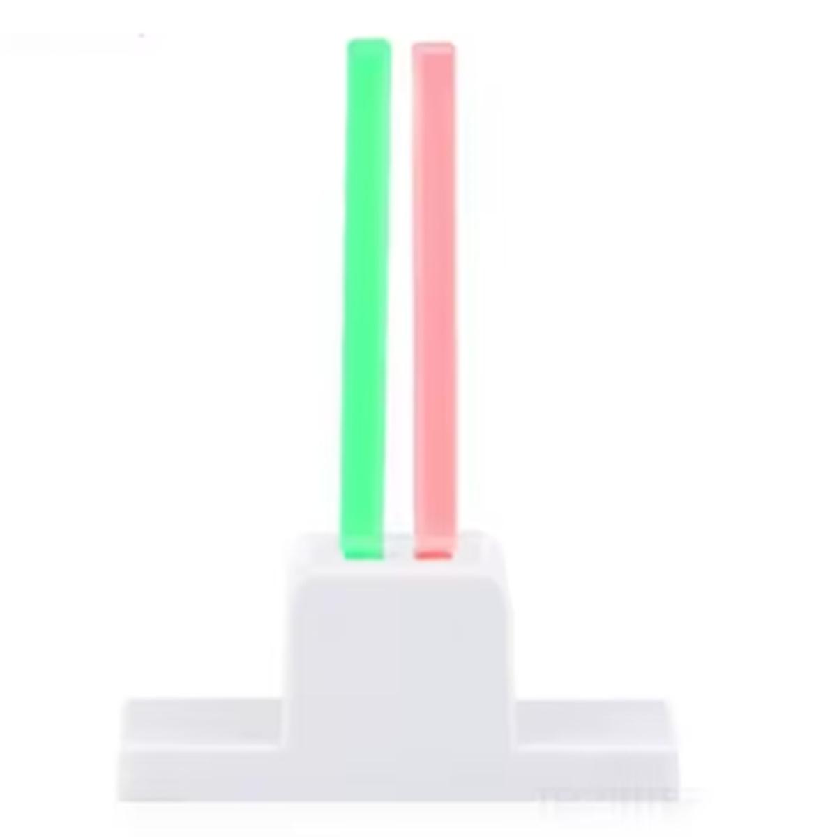 2 in 1 Ladegerät Ständer Dock Station für LED-Anzeige NS Joypad Controller für Schalterzubehör Weiß