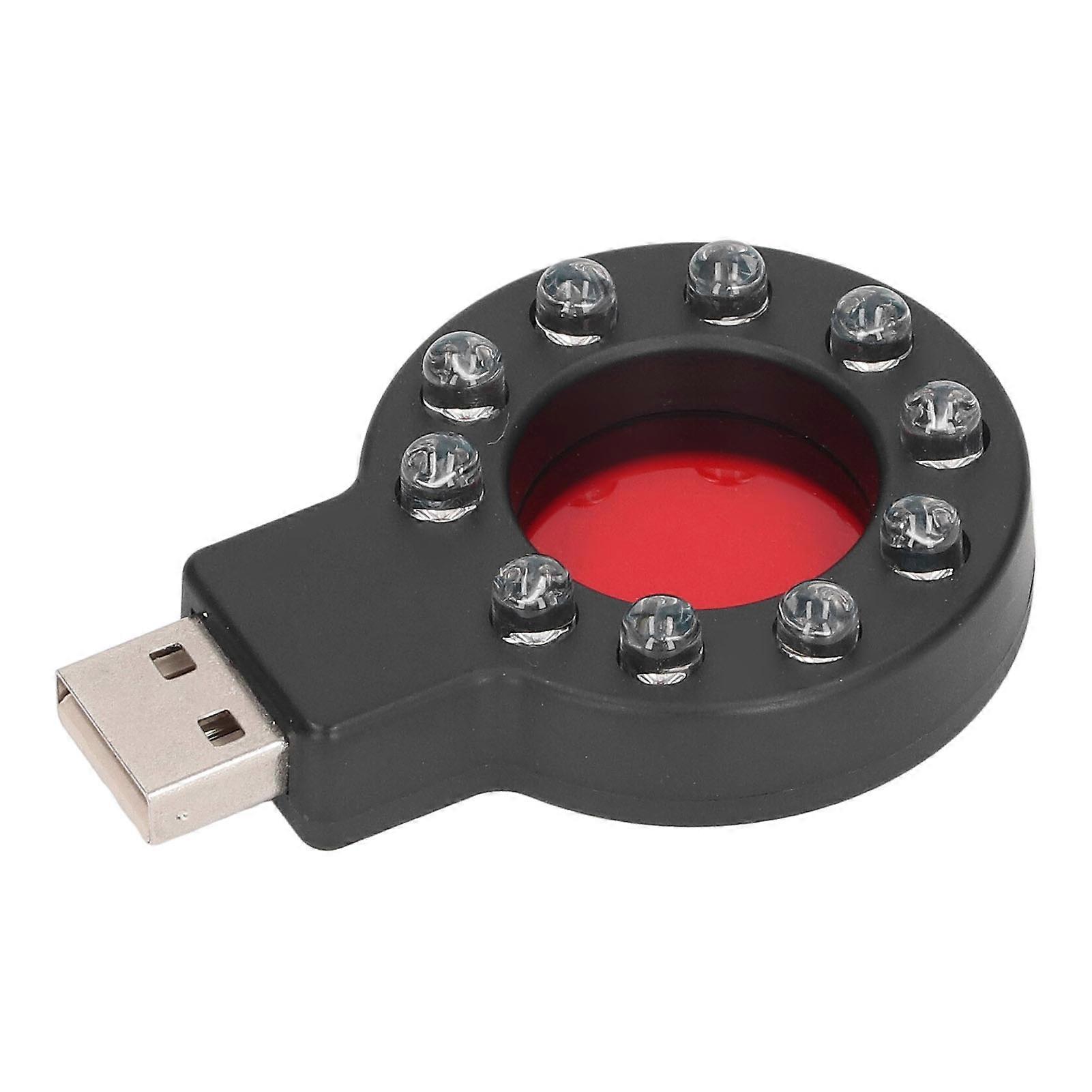 USB Interface Camera Detector 10 Infrared Lights GPS Locator Scanning RF Signal Tester 5V