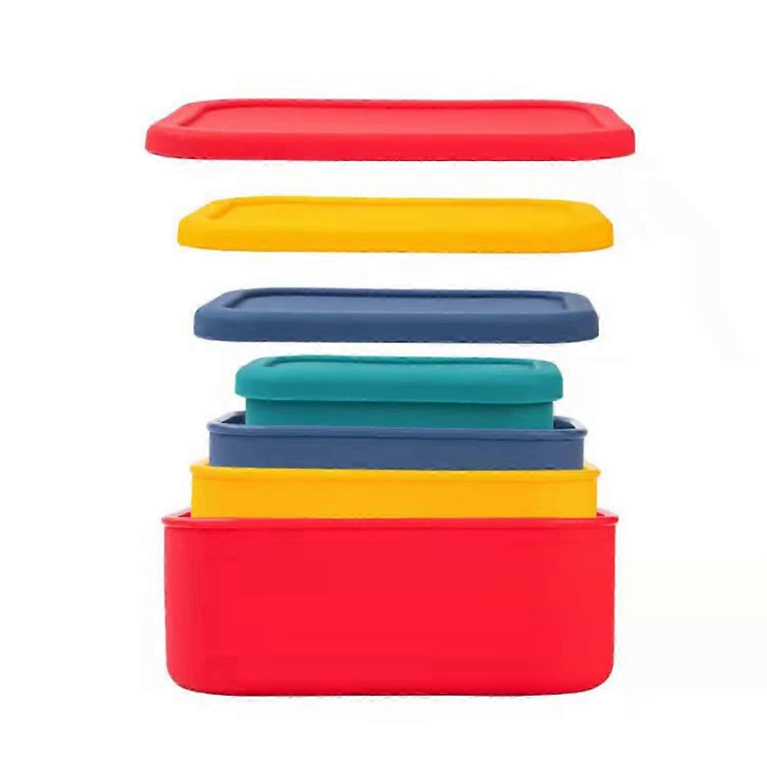 Set of 4 food storage containers with lids, perfect for freezing food and keeping it fresh