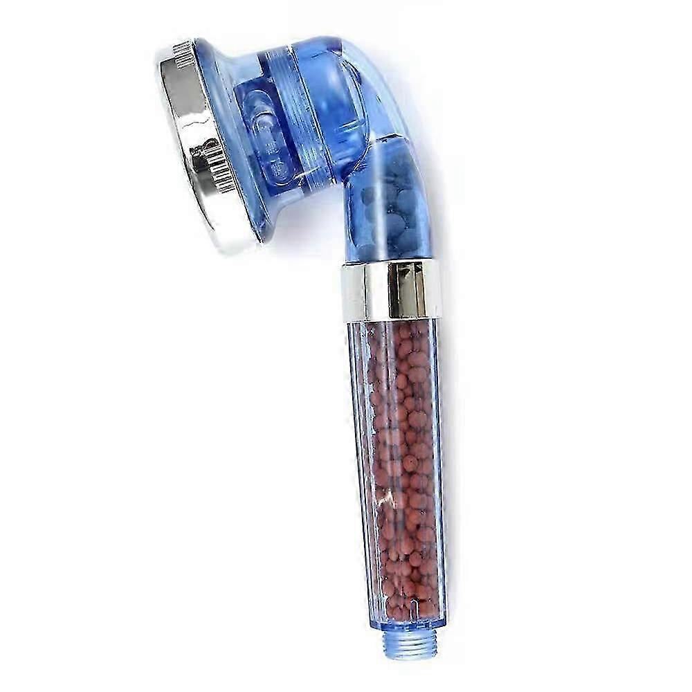 High-Pressure Tri-Function Ionic Filter Shower Head, High Pressure &  Water Saving Anionic Handheld Energy Ball Showerhead Set (1pc, blue) hwy